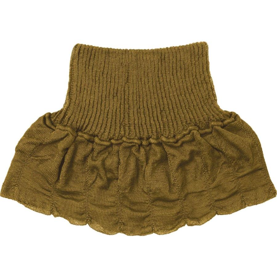 コジット しっとり シルク ネック カバー （オリーブ）　　