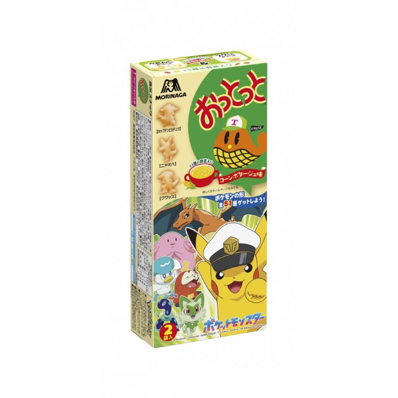 [3個]森永製菓 モグモグおっとっと コーンポタージュ味　50g（25g×2袋）　賞味期限2025.11.30|お菓子|食品・飲料