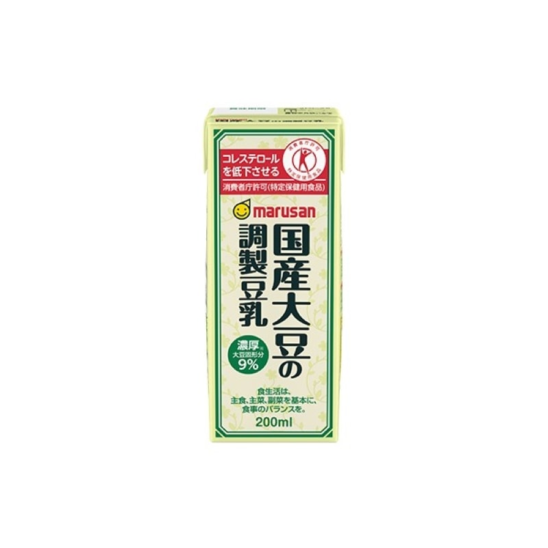 [24本]マルサンアイ 国産大豆の調製豆乳　200ml　賞味期限2025.10.21【賞味期限間近】|飲料|食品・飲料