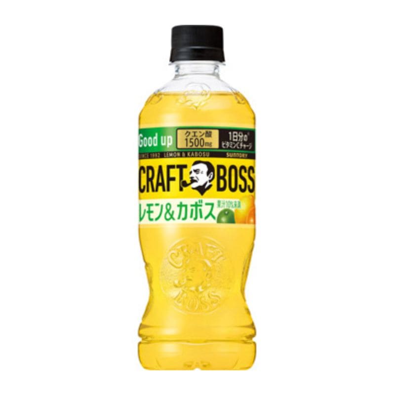 [24本]サントリー クラフトボス レモン＆カボス　500ml　賞味期限2026.07.31【賞味期限間近】