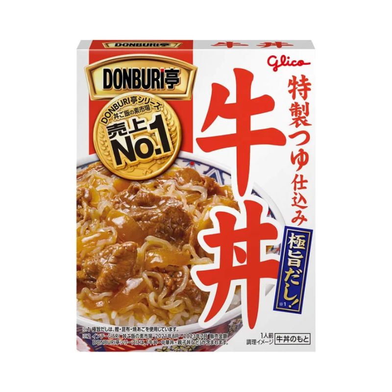 [1個]【JB直送品】江崎グリコ DONBURI亭 牛丼　160g　賞味期限2027.04.30