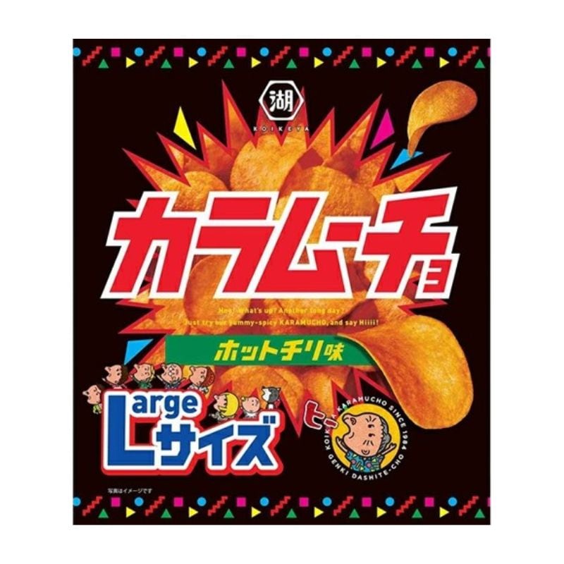 [12個]湖池屋 カラムーチョ ホットチリ味 Largeサイズ　　賞味期限2026.03.31|お菓子|食品・飲料