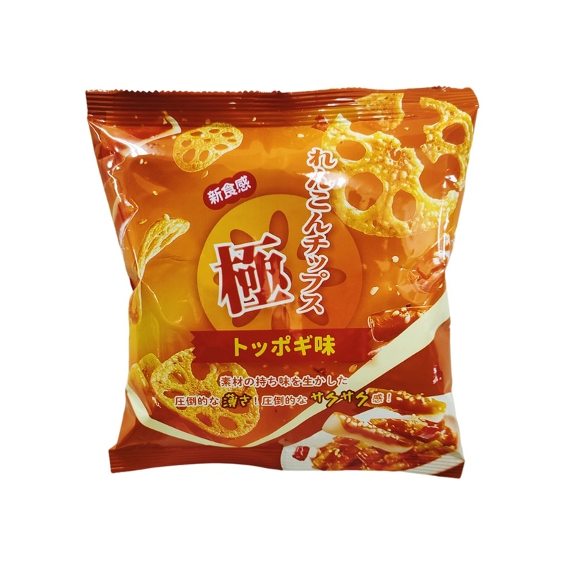 [6個]極 れんこんチップス トッポギ味　15g　賞味期限2025.12.04|お菓子|食品・飲料