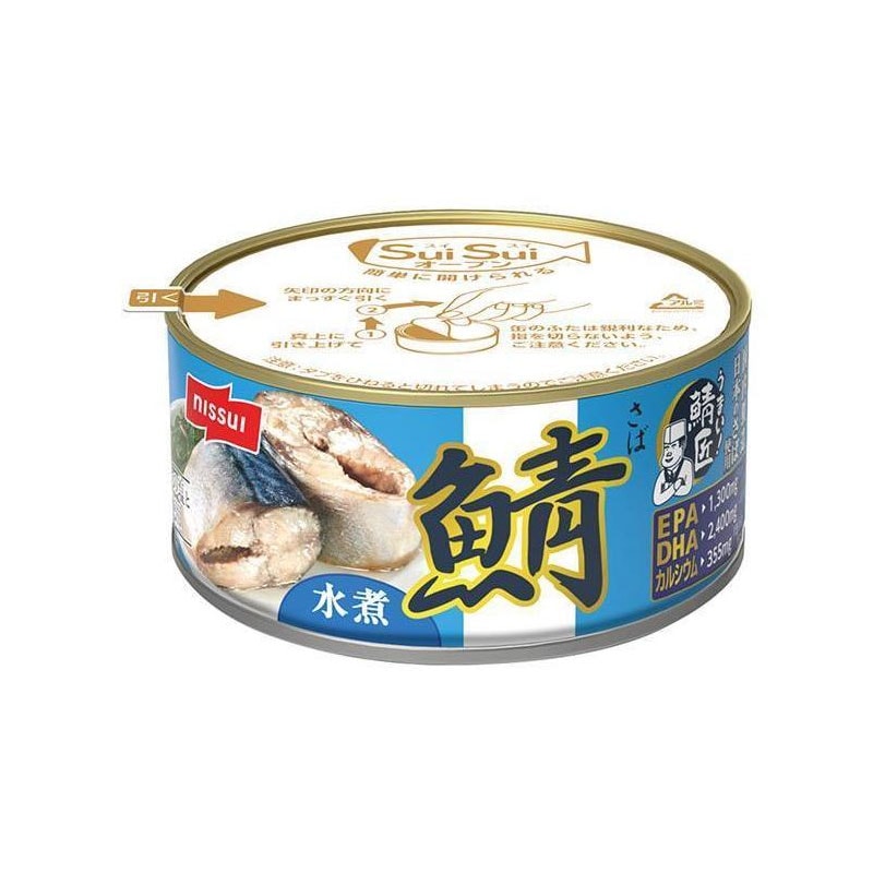 [6個]ニッスイ SuiSuiオープン うまい！鯖匠 さば水煮　180g　賞味期限2028.02.28