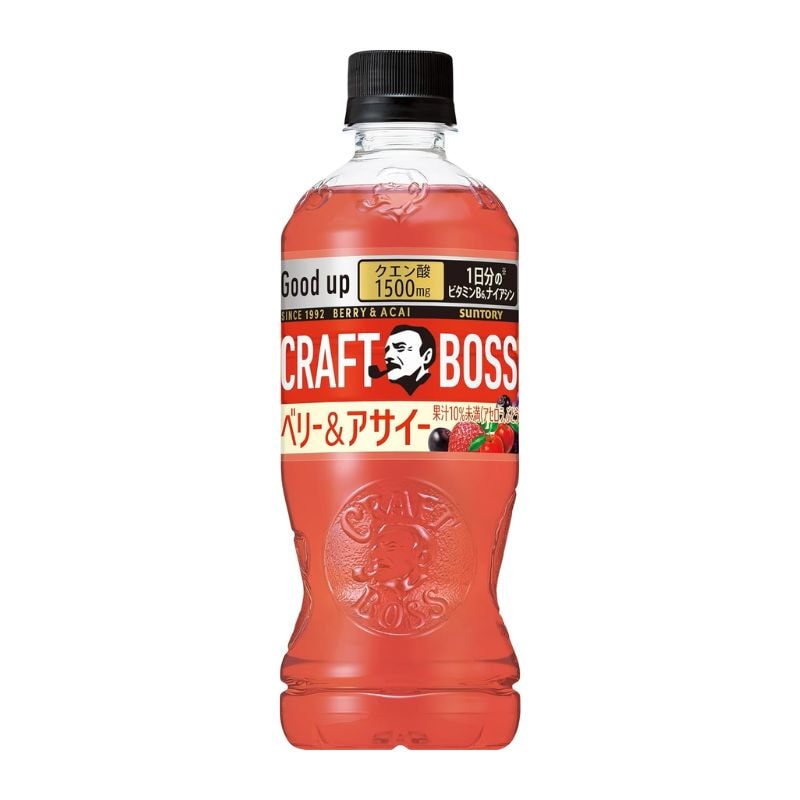 [24本]サントリー クラフトボス ベリー＆アサイー　500ml　賞味期限2026.02.28