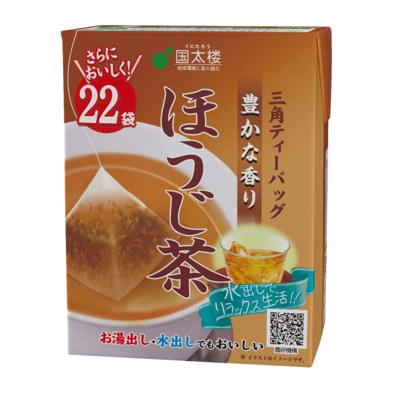 [3個]国太楼 ほうじ茶 三角ティーバッグ　22袋　賞味期限2026.04.22|飲料|食品・飲料
