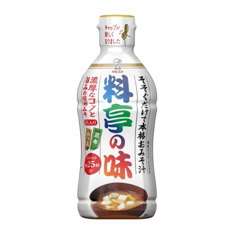 [3個]マルコメ 料亭の味 液みそ　430g　賞味期限2026.01.27