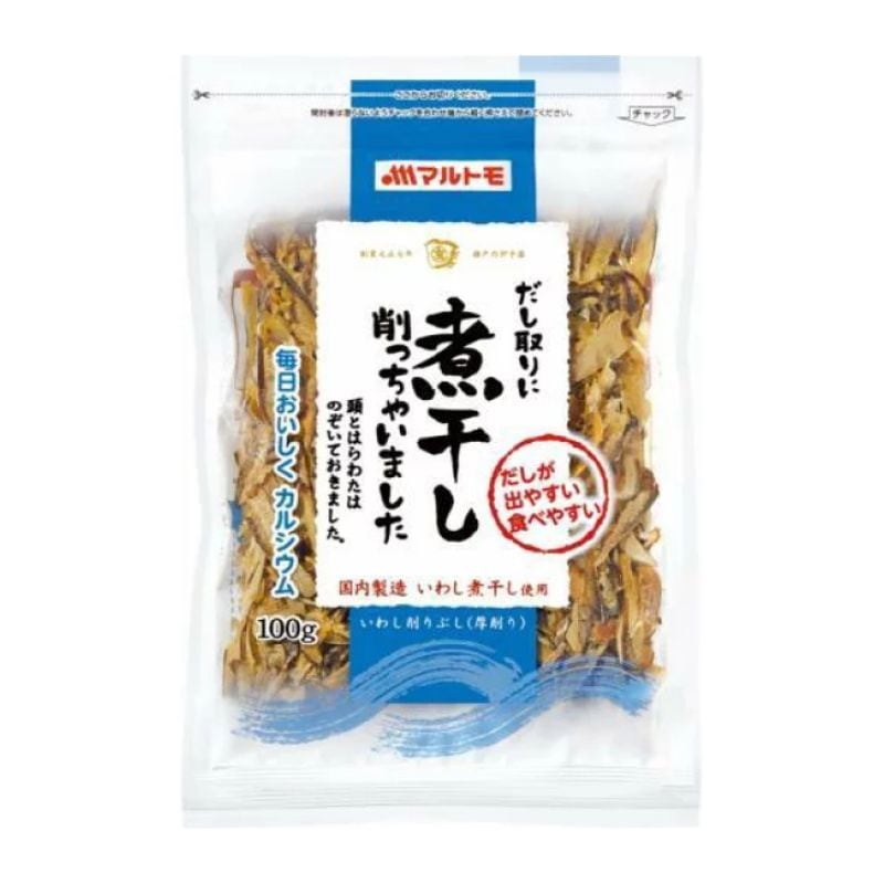 [1個]マルトモ だし取りに煮干し削っちゃいました　100g　賞味期限2026.07.31【賞味期限間近】