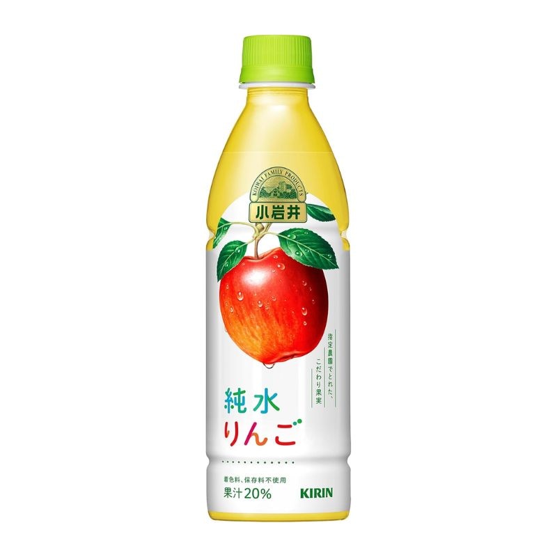 [24本]キリン 小岩井 純水りんご　430ml　賞味期限2025.11.30【賞味期限間近】