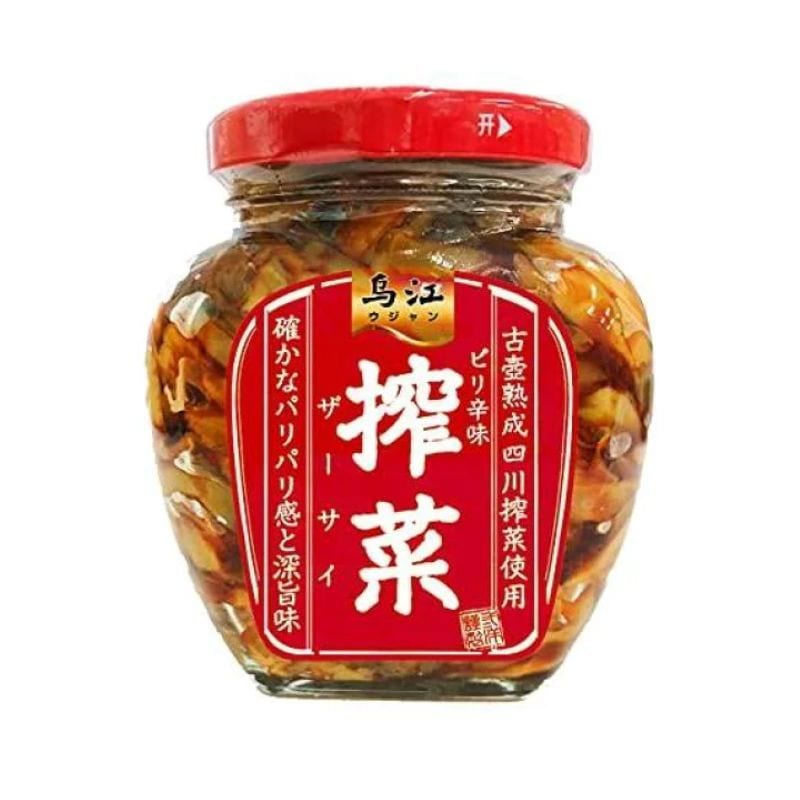 [2個]【JB直送品】三洋通商 烏江搾菜 ピリ辛味　300g　賞味期限2026.11.19