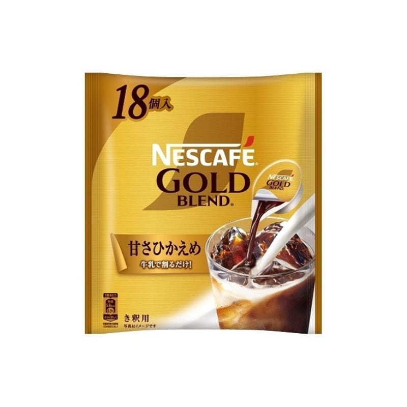6個]ネスレ日本 ネスレ ゴールドブレンド 甘さひかえめ ポーション 18