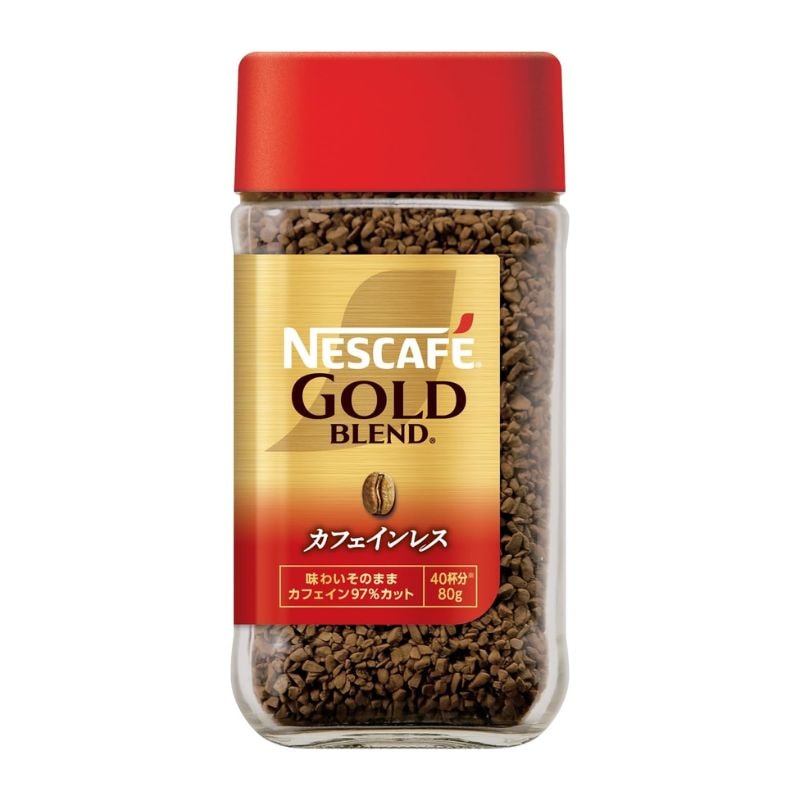 6個]ネスレ日本 ネスカフェ ゴールドブレンド カフェインレス 80g 賞味