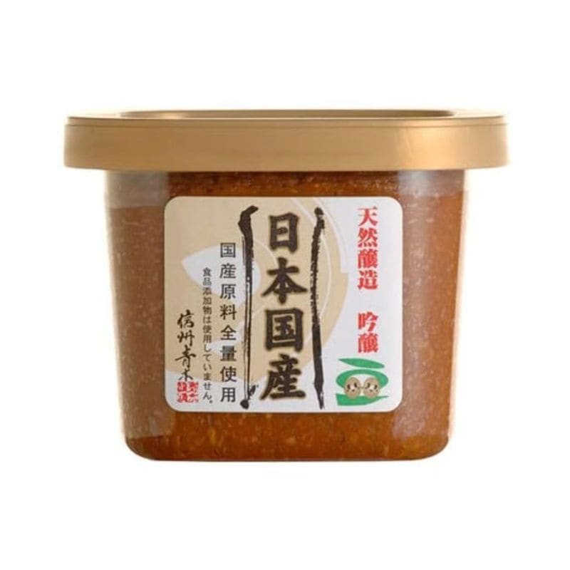 [2個]マルモ青木醸造 天然醸造 吟醸 日本国産 味噌　500g　賞味期限2026.02.20【賞味期限間近】