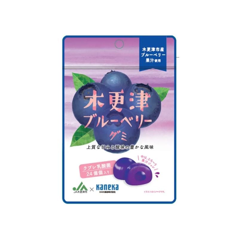 5個]カネカ JA 木更津 ブルーベリーグミ 40g 賞味期限2026.03.16
