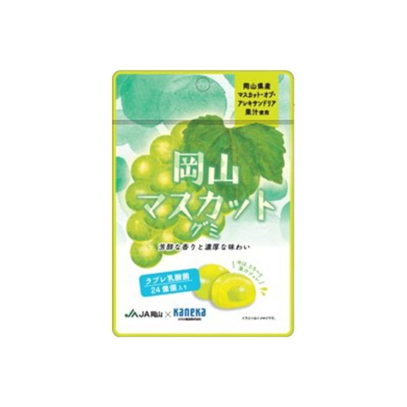 [5個]カネカ食品 JA岡山 岡山マスカットグミ ラブレ乳酸菌入　40g　賞味期限2026.03.18