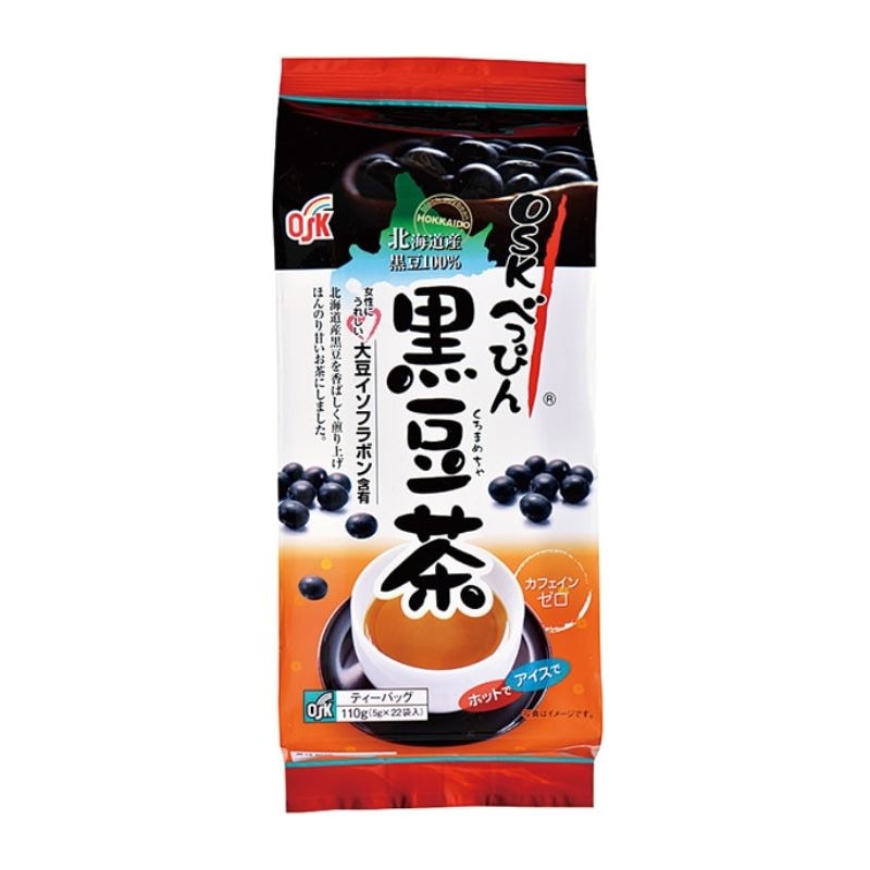 [4個]小谷穀粉 OSKべっぴん黒豆100％ 北海道産黒豆茶　110g　賞味期限2027.03.17