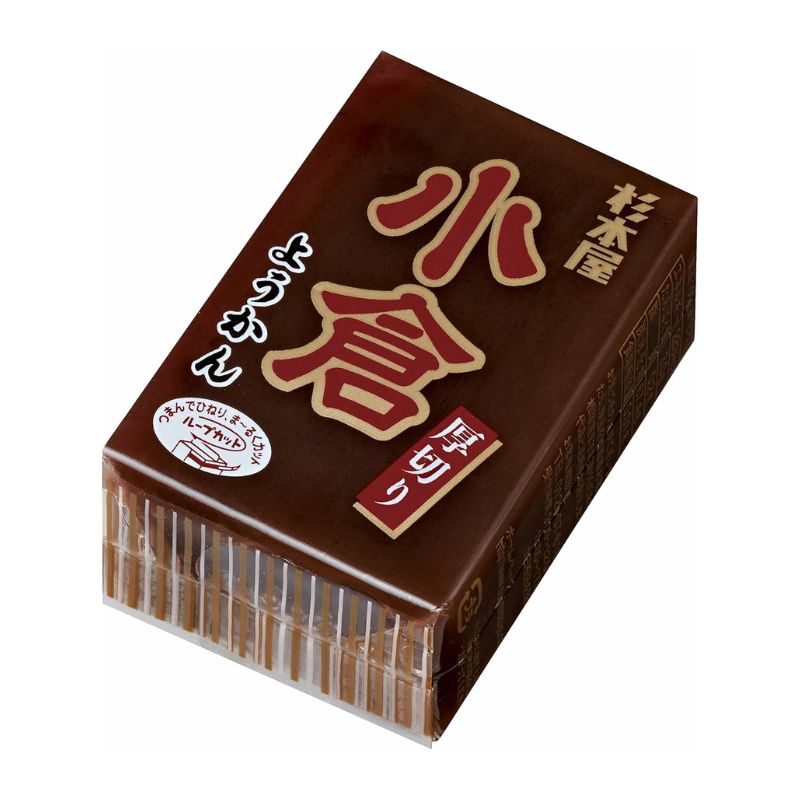 [2個]杉本屋製菓 厚切りようかん 小倉　150g　賞味期限2026.05.31