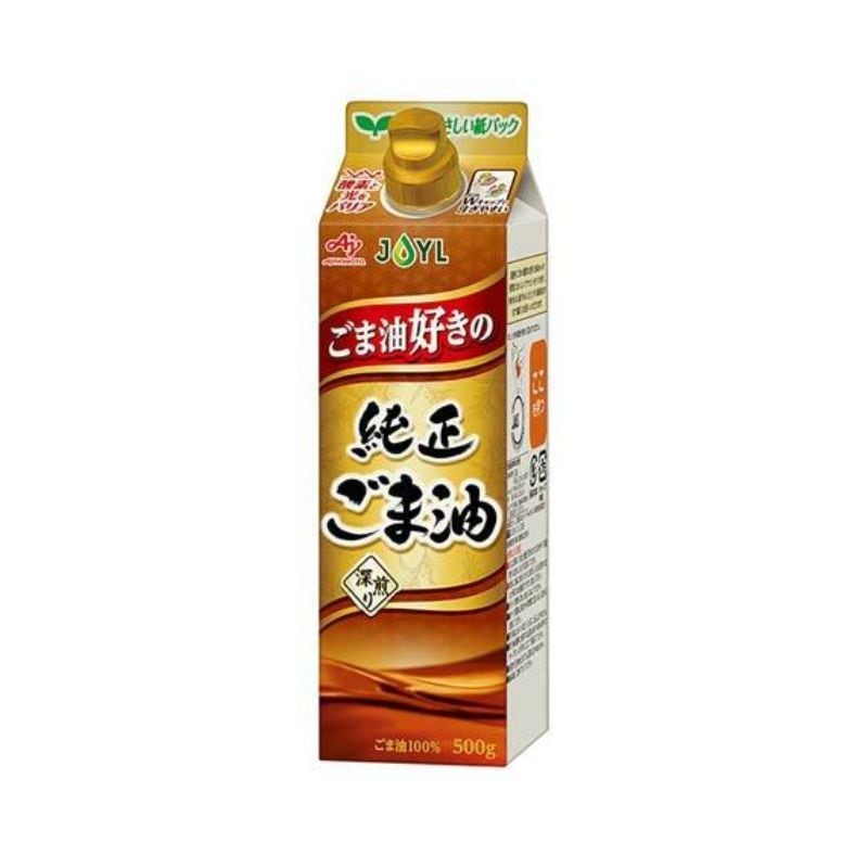 [3本]味の素 JOYL ごま油好きの純正ごま油　500g　賞味期限2027.06.30