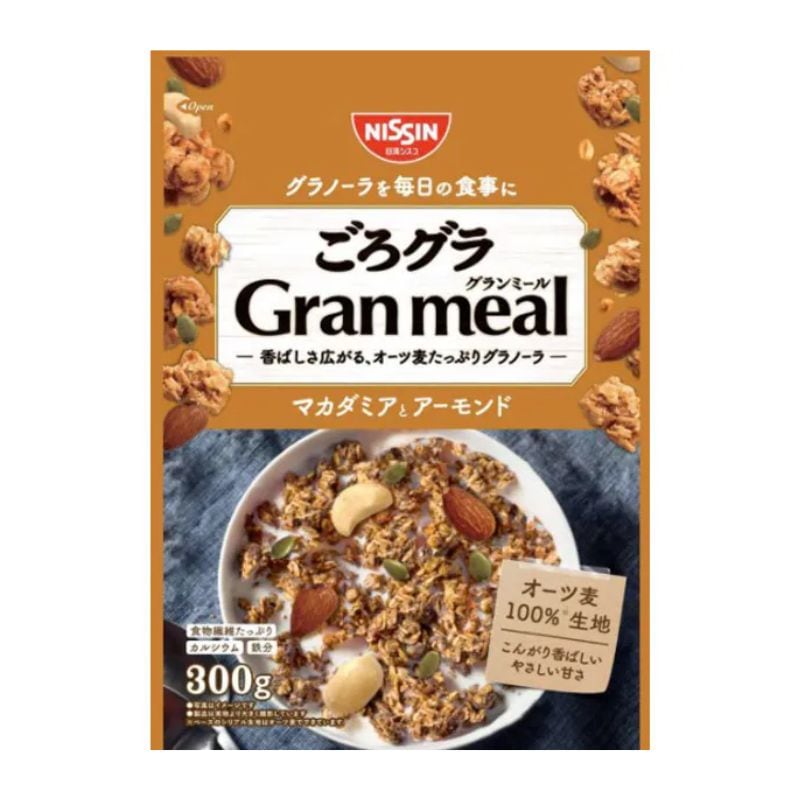 [8個]日清シスコ ごろグラ Gran meal マカダミアとアーモンド　300g　賞味期限2026.06.30