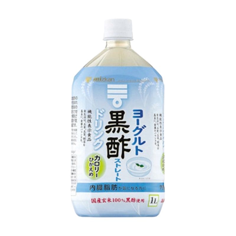 [6本]ミツカン ヨーグルト黒酢 ストレート　1L　賞味期限2026.10.31