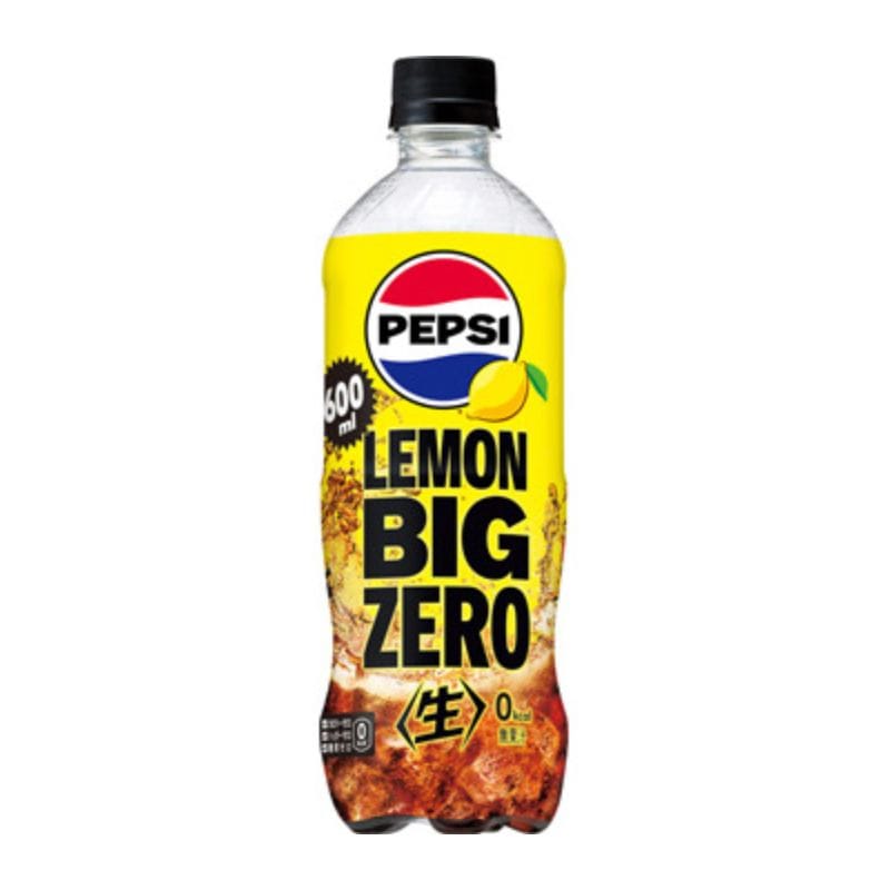 [24本]サントリー ペプシ LEMON BIG ZERO ＜生＞　600ml　賞味期限2026.08.01【賞味期限間近】
