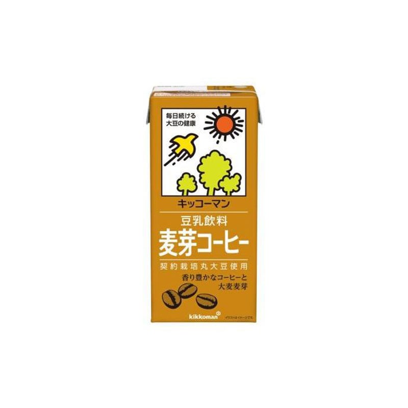 [3本]キッコーマンソイフーズ 豆乳飲料 麦芽コーヒー　1L　賞味期限2026.09.14