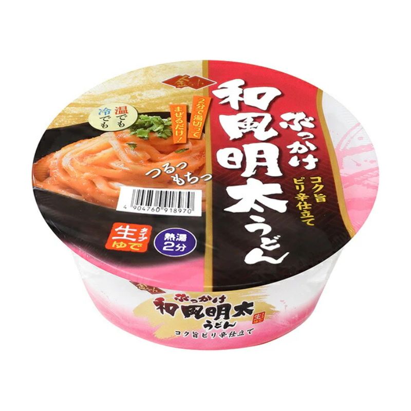 [2個]徳島製粉 ぶっかけ和風明太うどん　168g　賞味期限2026.08.26【賞味期限間近】