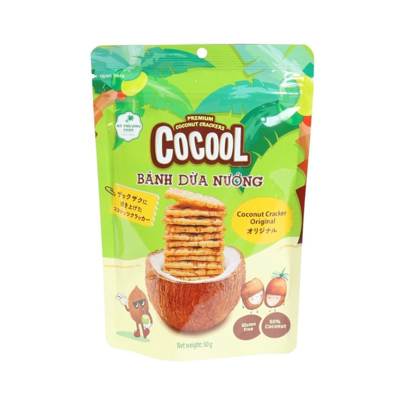 [2個]イマイ COCOOL 焼きココナッツクラッカー オリジナル　50g　賞味期限2026.09.03
