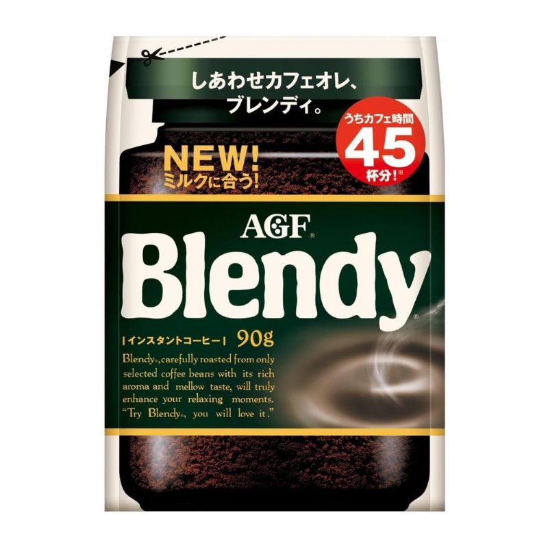 [2個]AGF ブレンディ インスタントコーヒー 袋　90g　賞味期限2027.03.31