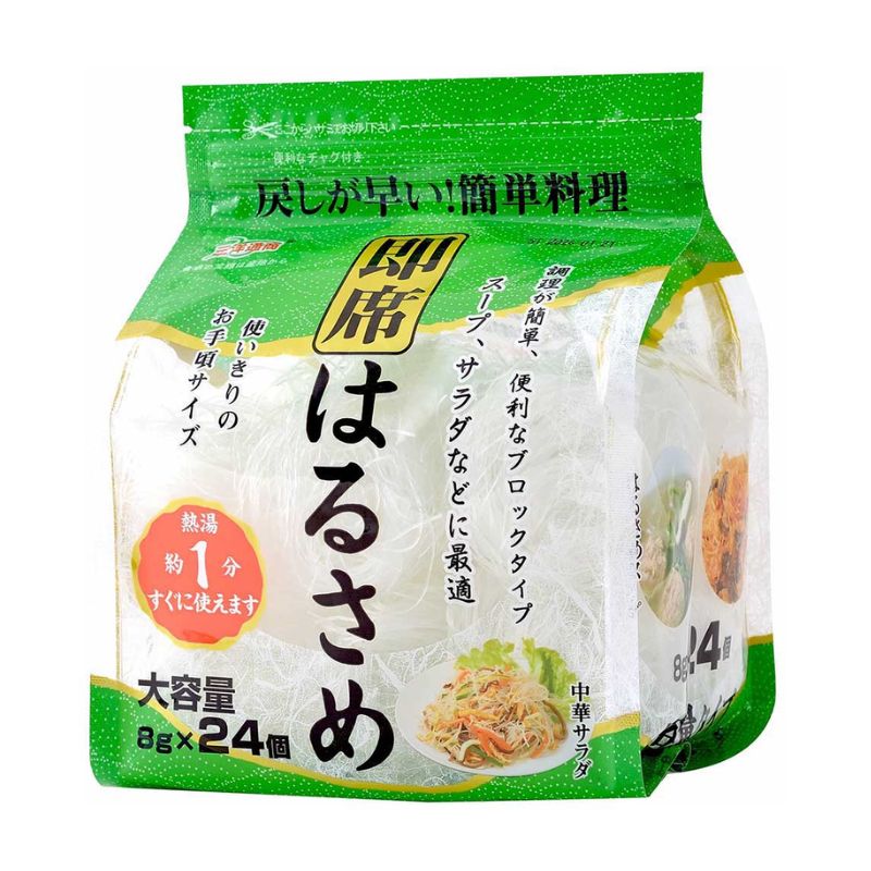 [2個]【JB直送品】三洋通商 即席春雨 大容量　192g　賞味期限2028.05.29