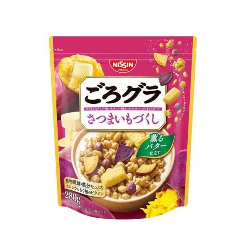 [2個]【JB直送品】日清シスコ ごろグラ さつまいもづくし　280g　賞味期限2027.01.31