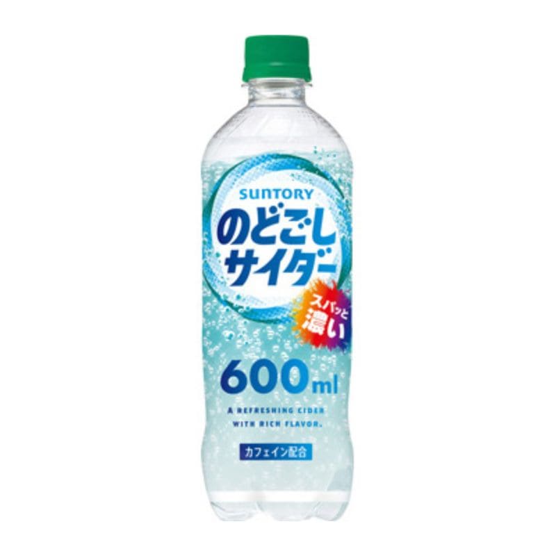 [送料無料][24本]【JB直送品】サントリーフーズ のどごしサイダー　600ml　賞味期限2026.11.11【賞味期限間近】