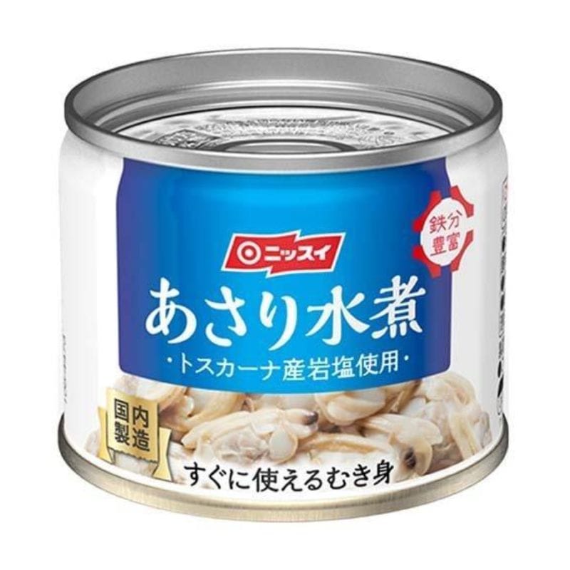 [1個]【JB直送品】ニッスイ あさり水煮　125g　賞味期限2029.02.28