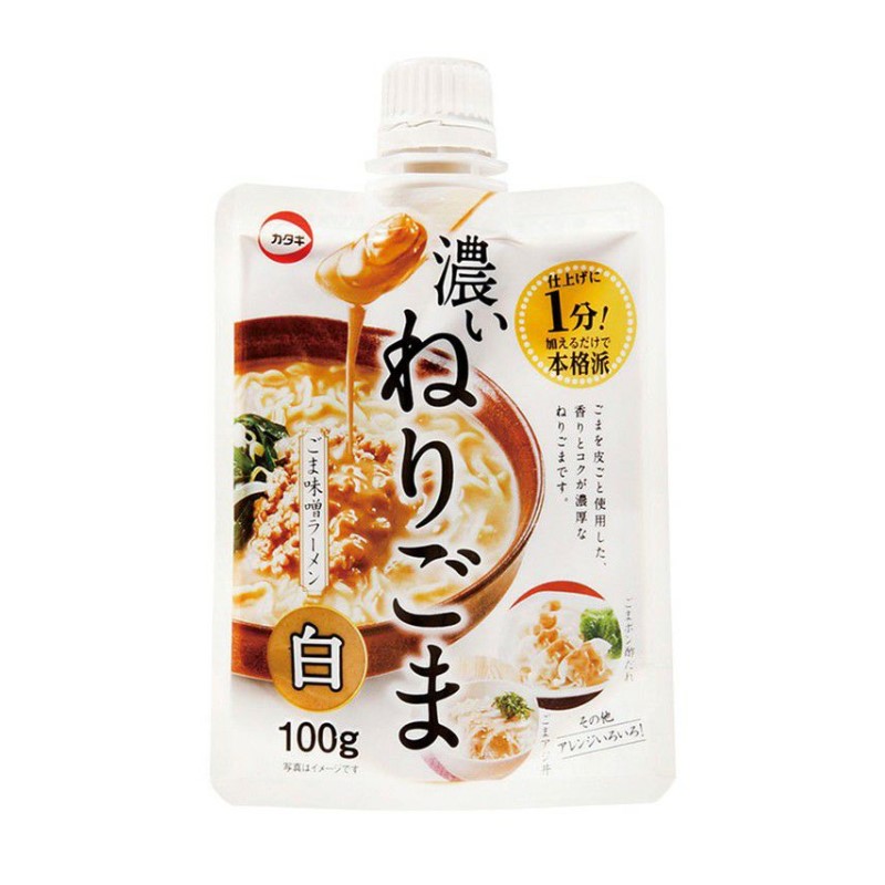 [5個]【JB直送品】カタギ食品 濃いねりごま白　100g　賞味期限2027.03.04