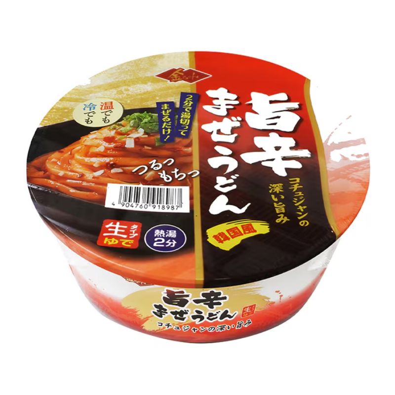 [12個]【JB直送品】徳島製粉 金ちゃん 旨辛まぜうどん　172g　賞味期限2026.12.23