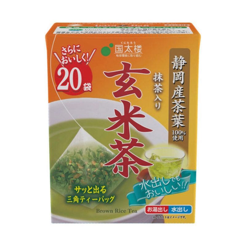[3個
]【JB直送品】国太楼 抹茶入り玄米茶　2g×20P　賞味期限2027.01.05