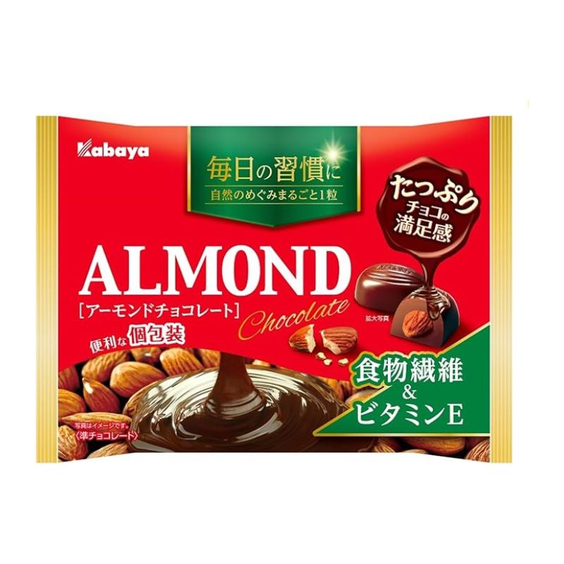 [4個]【JB直送品】カバヤ アーモンドチョコレート　109g　賞味期限2027.04.30