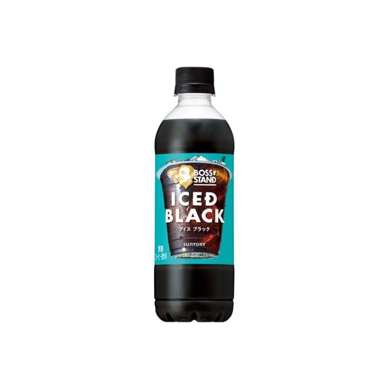 [4本]【JB直送品】サントリーフーズ ボススタンド アイスド ブラック　450ml　賞味期限2027.04.30
