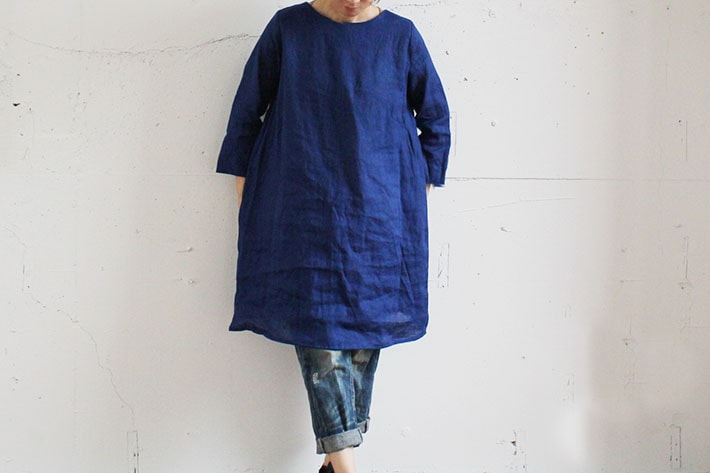 ［fog linen work フォグリネンワーク］　FLW （エフエルダブリュー)レイロングTシャツ デュール