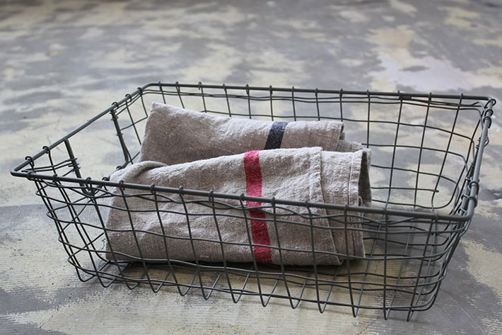 ［fog linen work フォグリネンワーク］ドロワーバスケット