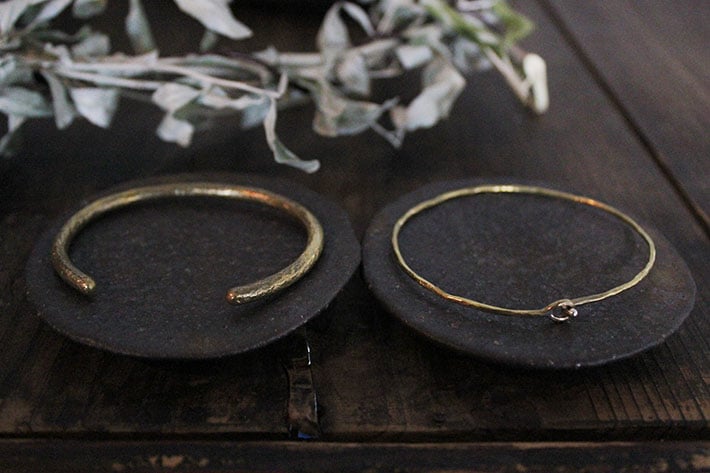［ANIKULAPO］Hand made jewelry ラウンドバングル２種