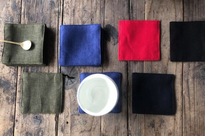 ［fog linen work フォグリネンワーク］リネンコースター各種