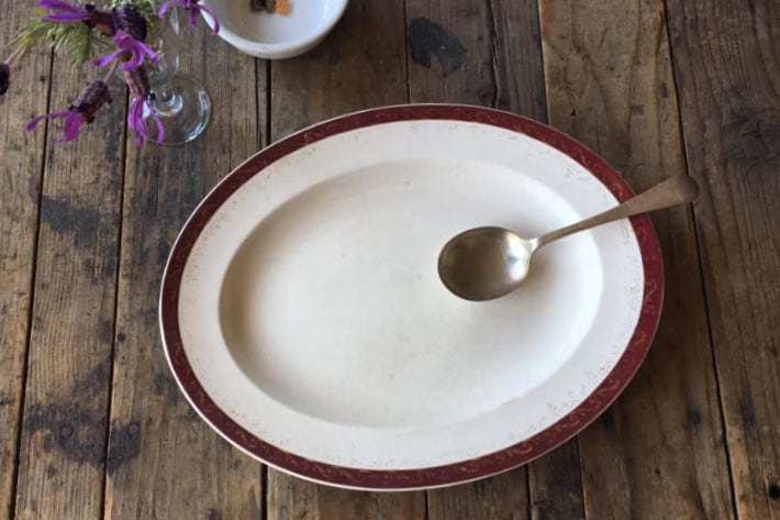 ［antiques］ALFRED MEAKIM オーバル皿