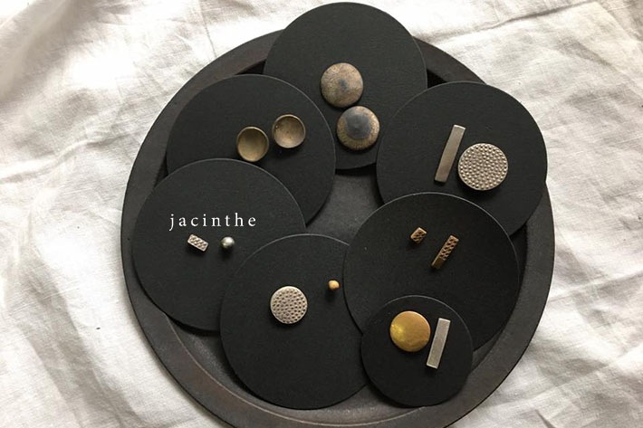 ［ jacinthe ］ 陶器 ピアス 松本美弥子