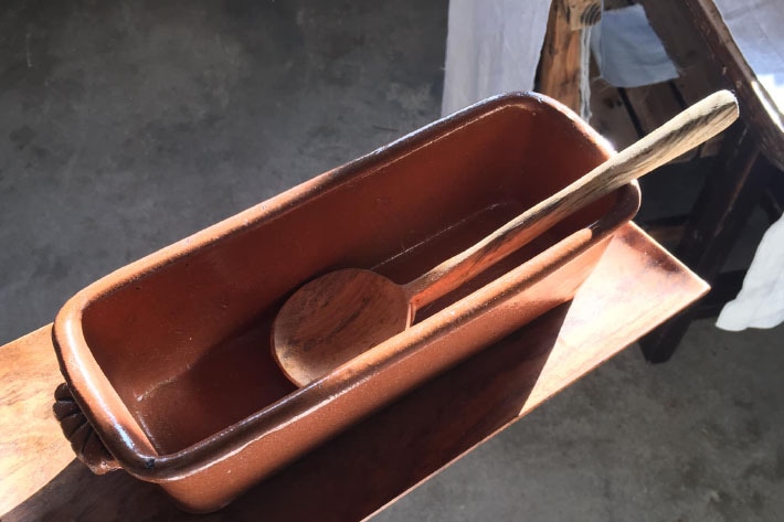 ［antiques］南仏 パウンド型 テリーヌポット