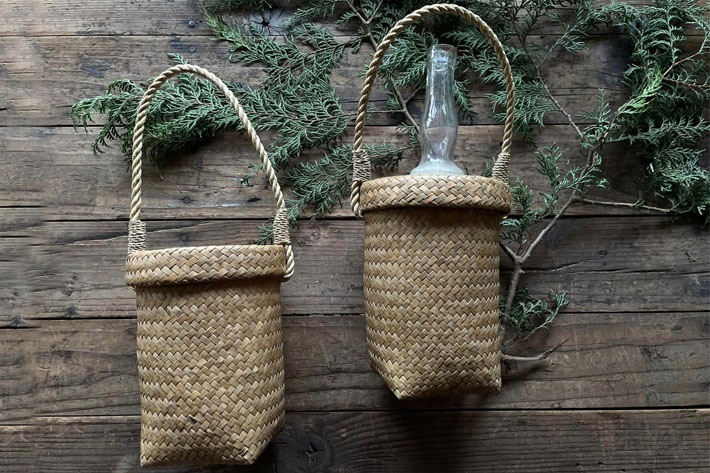 タイ カチュー 籠 バスケット (水筒入れサイズ） | すべての商品