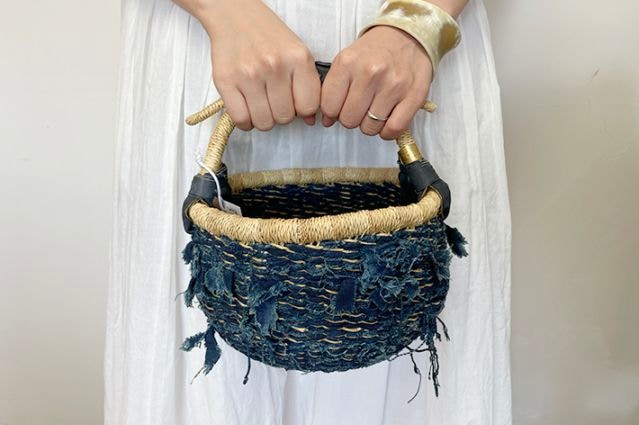 NEW!［ biga ］ Bolga basket ロンド インディゴ