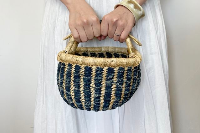 NEW!［ biga ］ Bolga basket ロンド インディゴ