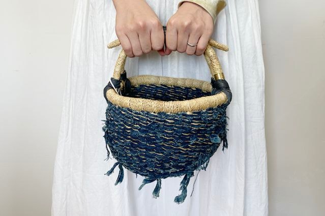 NEW!［ biga ］ Bolga basket ロンド インディゴ