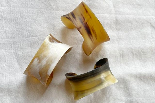 NEW!［ ベトナム ］水牛バングル マット size14.5cm